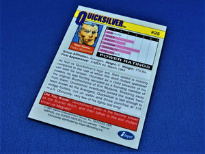 Marvel Collector Cards - 1991 Marvel Universe Series 2 - #25 Quicksilver