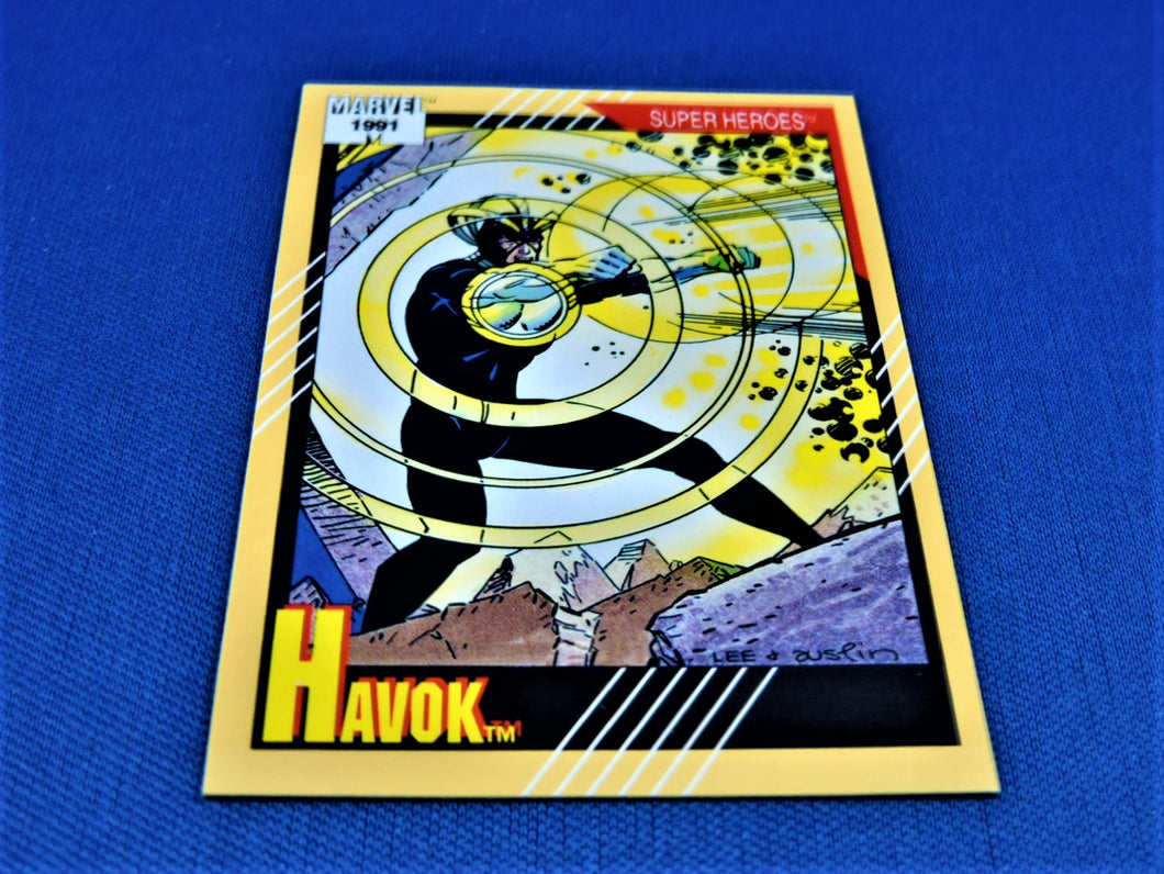 Marvel Collector Cards - 1991 Marvel Universe Series 2 - #27 Havok