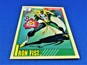 Marvel Collector Cards - 1991 Marvel Universe Series 2 - #28 Iron Fist