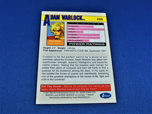 Marvel Collector Cards - 1991 Marvel Universe Series 2 - #29 Adam Warlock