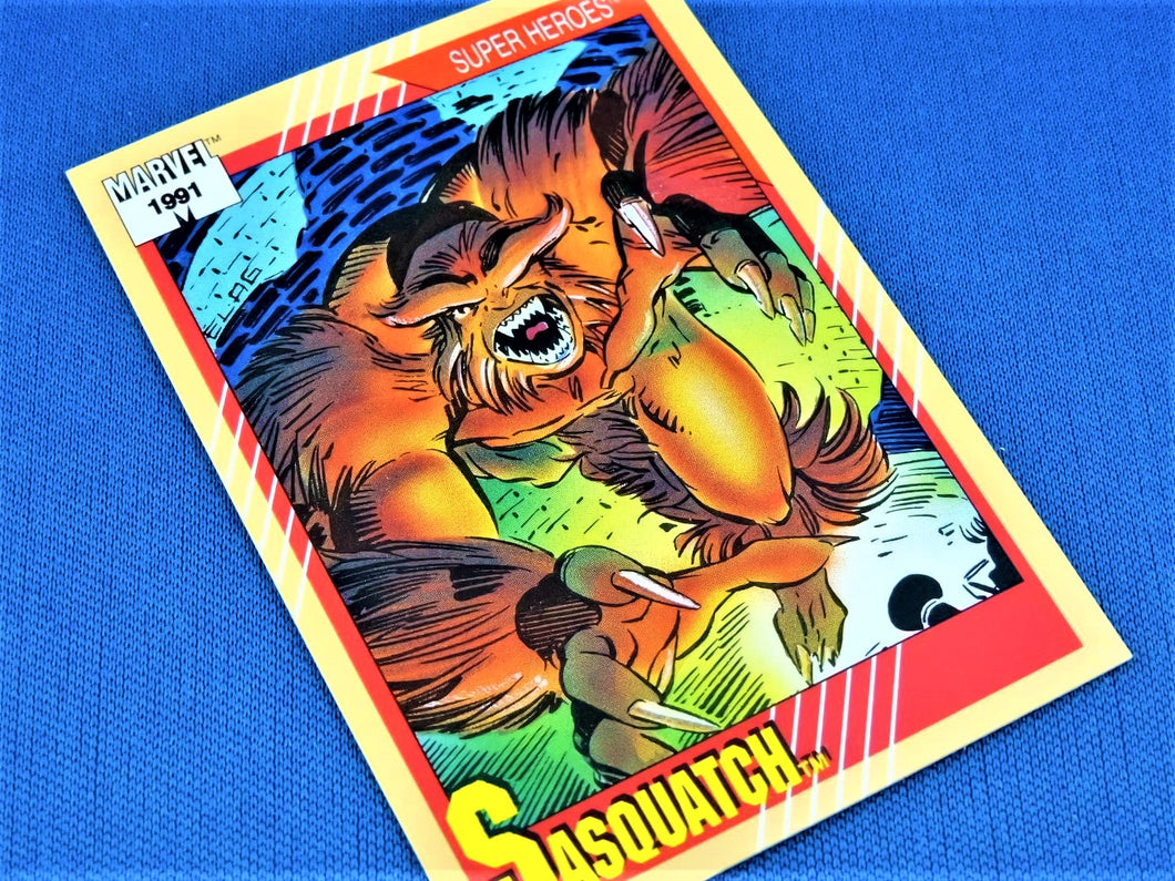 Marvel Collector Cards - 1991 Marvel Universe Series 2 - #31 Sasquatch