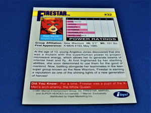 Marvel Collector Cards - 1991 Marvel Universe Series 2 - #32 Firestar