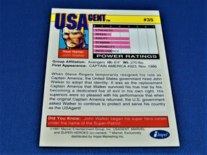 Marvel Collector Cards - 1991 Marvel Universe Series 2 - #35 US Agent