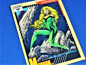 Marvel Collector Cards - 1991 Marvel Universe Series 2 - #37 Meggan