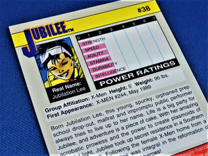 Marvel Collector Cards - 1991 Marvel Universe Series 2 - #38 Jubilee