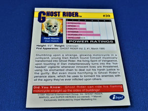 Marvel Collector Cards - 1991 Marvel Universe Series 2 - #39 Ghost Rider