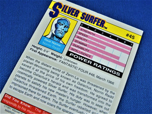 Marvel Collector Cards - 1991 Marvel Universe Series 2 - #45 Silver Surfer