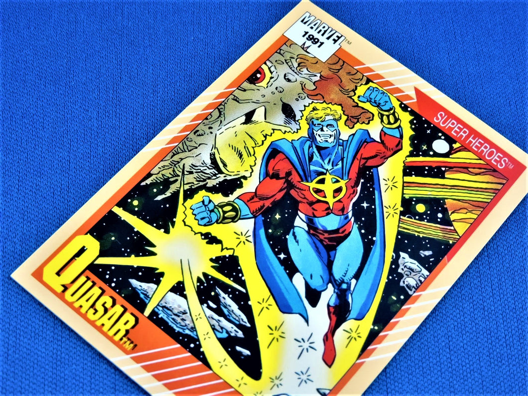 Marvel Collector Cards - 1991 Marvel Universe Series 2 - #49 Quasar