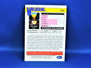 Marvel Collector Cards - 1991 Marvel Universe Series 2 - #50 Wolverine