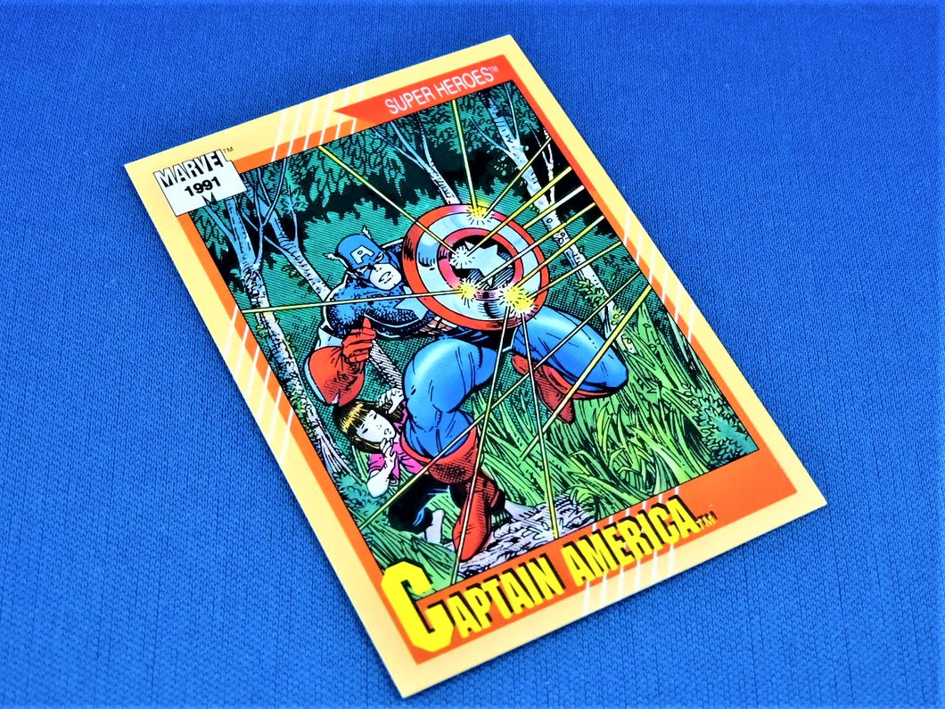 Marvel Collector Cards - 1991 Marvel Universe Series 2 - #54 Captain America