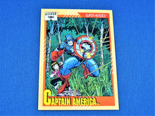 Charger l&#39;image dans la galerie, Marvel Collector Cards - 1991 Marvel Universe Series 2 - #54 Captain America
