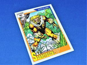 Marvel Collector Cards - 1991 Marvel Universe Series 2 - #56 Sabretooth