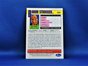 Marvel Collector Cards - 1991 Marvel Universe Series 2 - #69 Baron Strucker