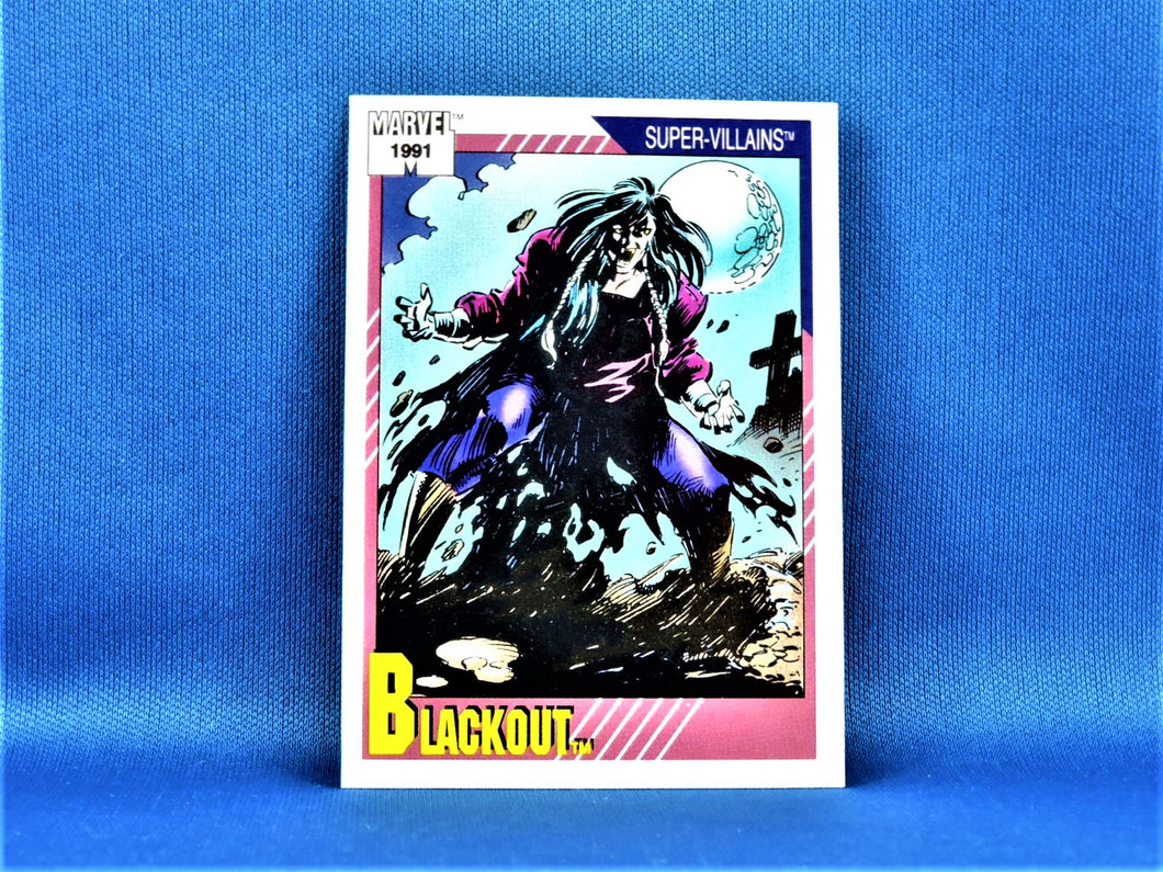 Marvel Collector Cards - 1991 Marvel Universe Series 2 - #82 Blackout