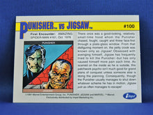 Load image into Gallery viewer, Marvel Collector Cards - 1991 Marvel Universe Series 2 - #100 Punisher vs Jigsaw
