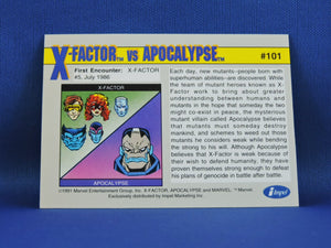 Marvel Collector Cards - 1991 Marvel Universe Series 2 - #101 X-Factor vs Apocalypse