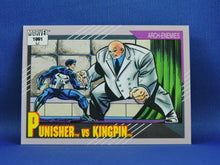 Load image into Gallery viewer, Marvel Collector Cards - 1991 Marvel Universe Series 2 - #102 Punisher vs Kingpin
