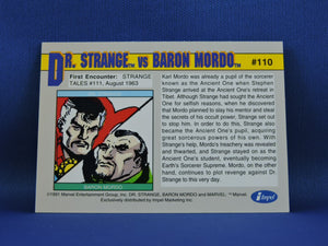 Marvel Collector Cards - 1991 Marvel Universe Series 2 - #110 Dr. Strange vs Baron Mordo