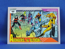 Charger l&#39;image dans la galerie, Marvel Collector Cards - 1991 Marvel Universe Series 2 - #114 Avengers vs Ultron
