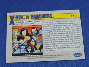 Marvel Collector Cards - 1991 Marvel Universe Series 2 - #117 X-Men vs Marauders