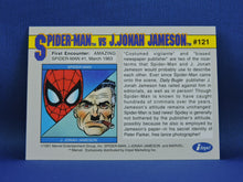 Charger l&#39;image dans la galerie, Marvel Collector Cards - 1991 Marvel Universe Series 2 - #121 Spider-Man vs J. Jonah Jameson
