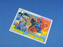 Charger l&#39;image dans la galerie, Marvel Collector Cards - 1991 Marvel Universe Series 2 - #121 Spider-Man vs J. Jonah Jameson
