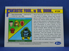 Charger l&#39;image dans la galerie, Marvel Collector Cards - 1991 Marvel Universe Series 2 - #124 Fantastic Four vs Doctor Doom
