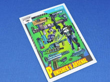 Charger l&#39;image dans la galerie, Marvel Collector Cards - 1991 Marvel Universe Series 2 - #132 Punisher&#39;s Arsenal
