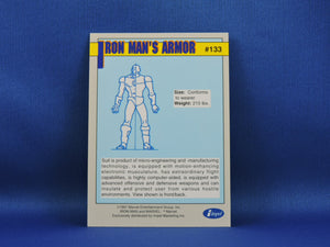 Marvel Collector Cards - 1991 Marvel Universe Series 2 - #133 Iron Man's Armor