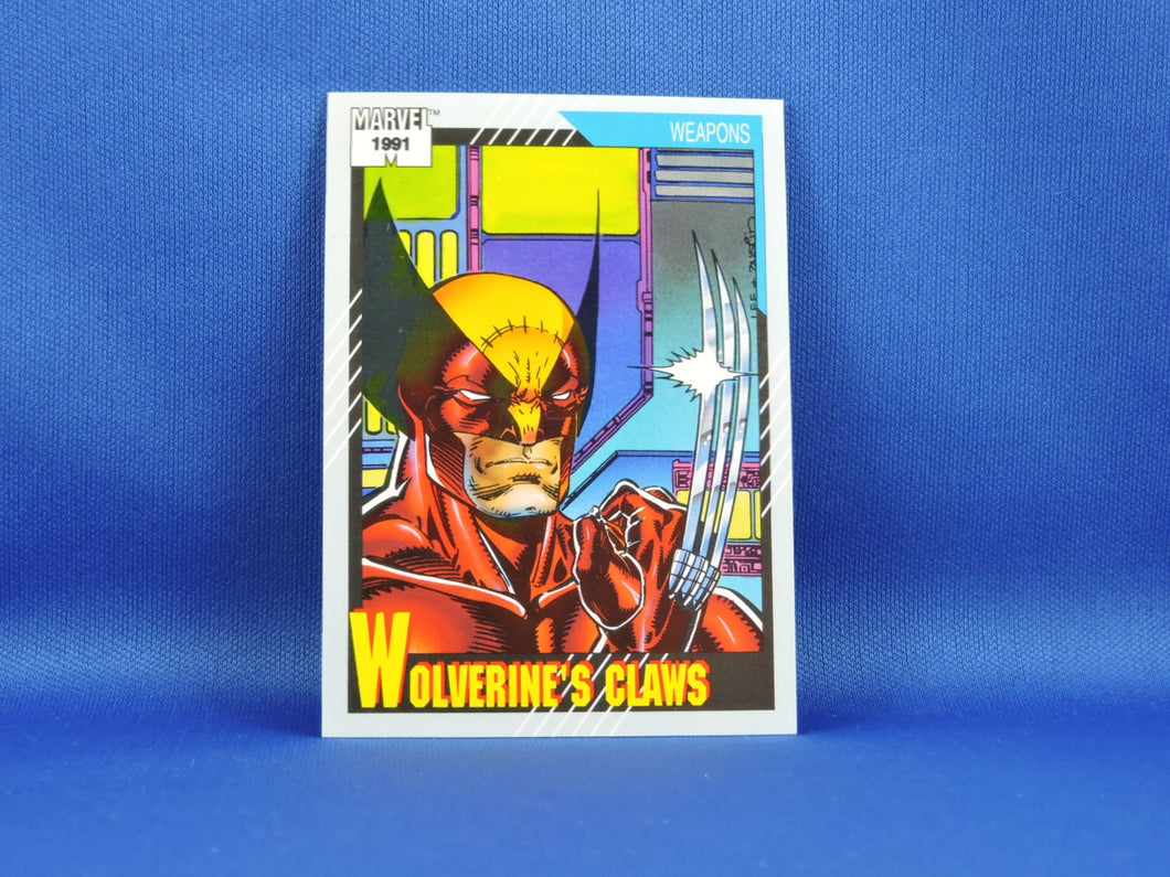 Marvel Collector Cards - 1991 Marvel Universe Series 2 - #138 Wolverine's Claws