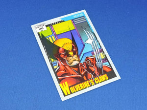 Marvel Collector Cards - 1991 Marvel Universe Series 2 - #138 Wolverine's Claws