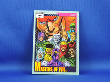 Charger l&#39;image dans la galerie, Marvel Collector Cards - 1991 Marvel Universe Series 2 - #157 Masters of Evil
