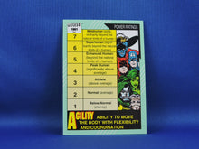 Load image into Gallery viewer, Marvel Collector Cards - 1991 Marvel Universe Series 2 - #160 Power Ratings - Agility and Stamina
