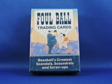 Load image into Gallery viewer, Foul Ball Trading Cards - 1991 - Baseball&#39;s Greatest Scandals, Scoundrels and Screw-Ups
