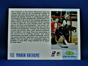 Classic Games Collector Cards - 1993 - #112 Manon Rhéaume