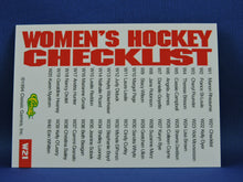 Load image into Gallery viewer, Classic Games Collector Cards - 1994 Manon Rhéaume - Women of Hockey - #W21 Checklist
