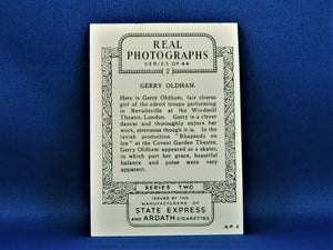 Real Photographs Collector Cards - 1939 - Series Two - #2 Gerry Oldham