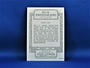 Real Photographs Collector Cards - 1939 - Series Two - #29 Joan Jay