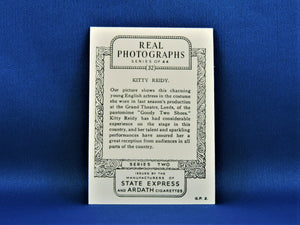 Real Photographs Collector Cards - 1939 - Series Two - #32 Kitty Reidy