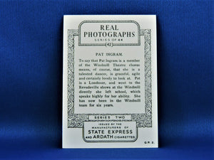 Real Photographs Collector Cards - 1939 - Series Two - #42 Pat Ingram