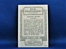 Charger l&#39;image dans la galerie, Real Photographs Collector Cards - 1939 - Series Two - #40 Dorothy Dayton
