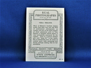 Real Photographs Collector Cards - 1939 - Series Two - #39 Vera Neilson