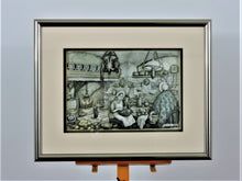 Charger l&#39;image dans la galerie, Paper Tole - 3D - Decoupage - Anton Pieck - Green Kitchen Scene
