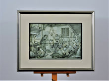 Load image into Gallery viewer, Paper Tole - 3D - Decoupage - Anton Pieck - Green School Room
