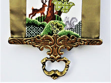 Load image into Gallery viewer, MXB Crafts - Jacobean Cross Stitch Bell Pull
