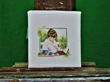 Charger l&#39;image dans la galerie, MXB Crafts - Petit Point - Lady (Teacher) Reading
