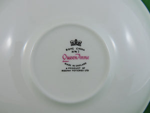 Tea Cup - Queen Anne - Pattern #8219 - Fine Bone China Tea Cup and Matching Saucer