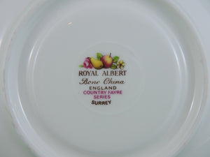 Tea Cup - Royal Albert - Country Fayre Series - Surrey - Fine Bone China Tea Cup and Matching Saucer