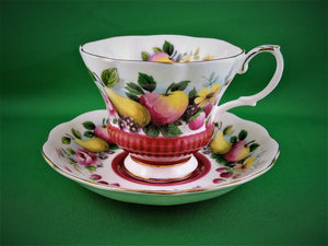 Tea Cup - Royal Albert - Country Fayre Series - Surrey - Fine Bone China Tea Cup and Matching Saucer