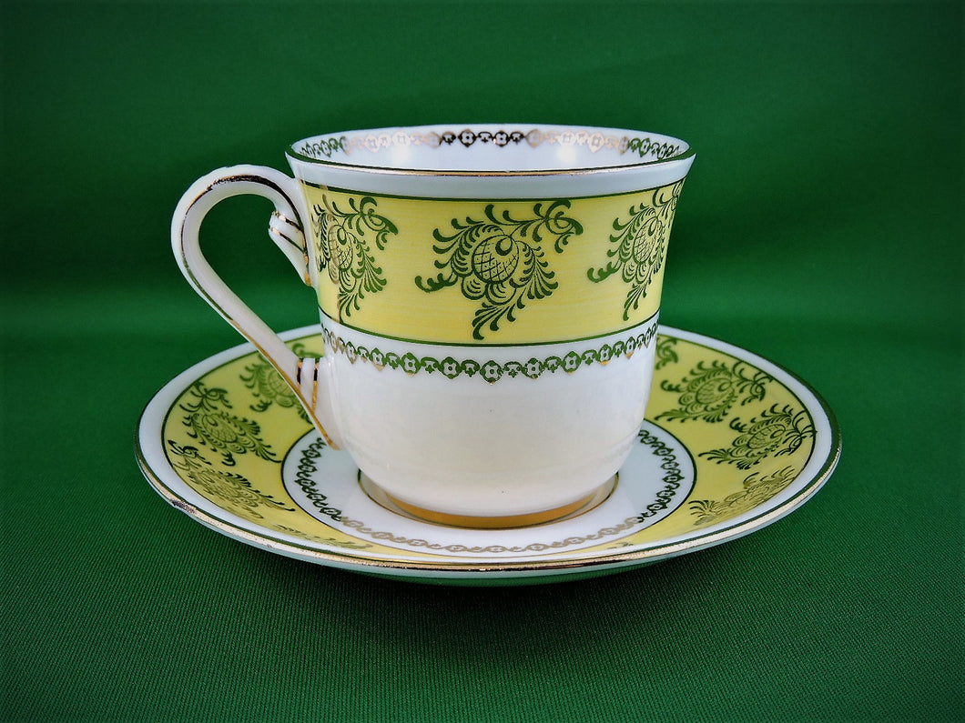 Tea Cup - Royal Stafford - #8177 - Fine Bone China Tea Cup and Matching Saucer